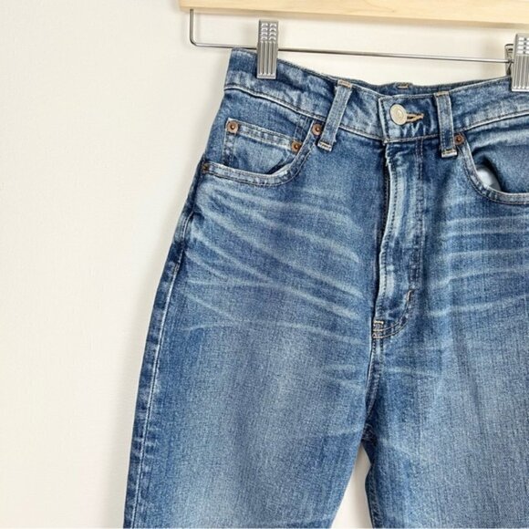 Moussy Plain Blue Jeans Straigth Slim - Picture 6 of 10